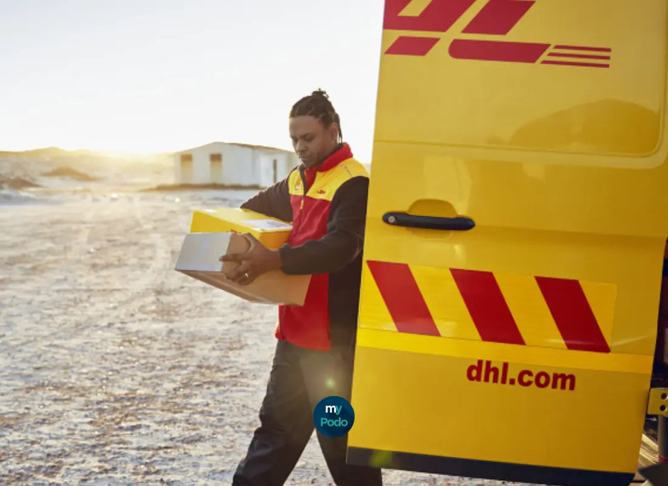 Nouveau : Livraison dans le monde entier avec DHL Express sur My Podologie