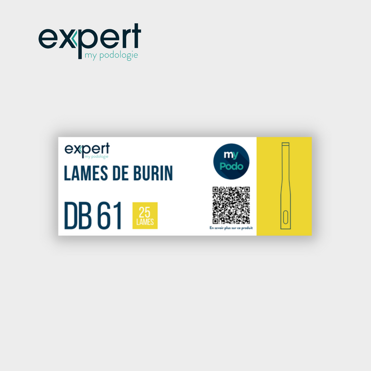 25 Lames de burin - Expert by My Podologie