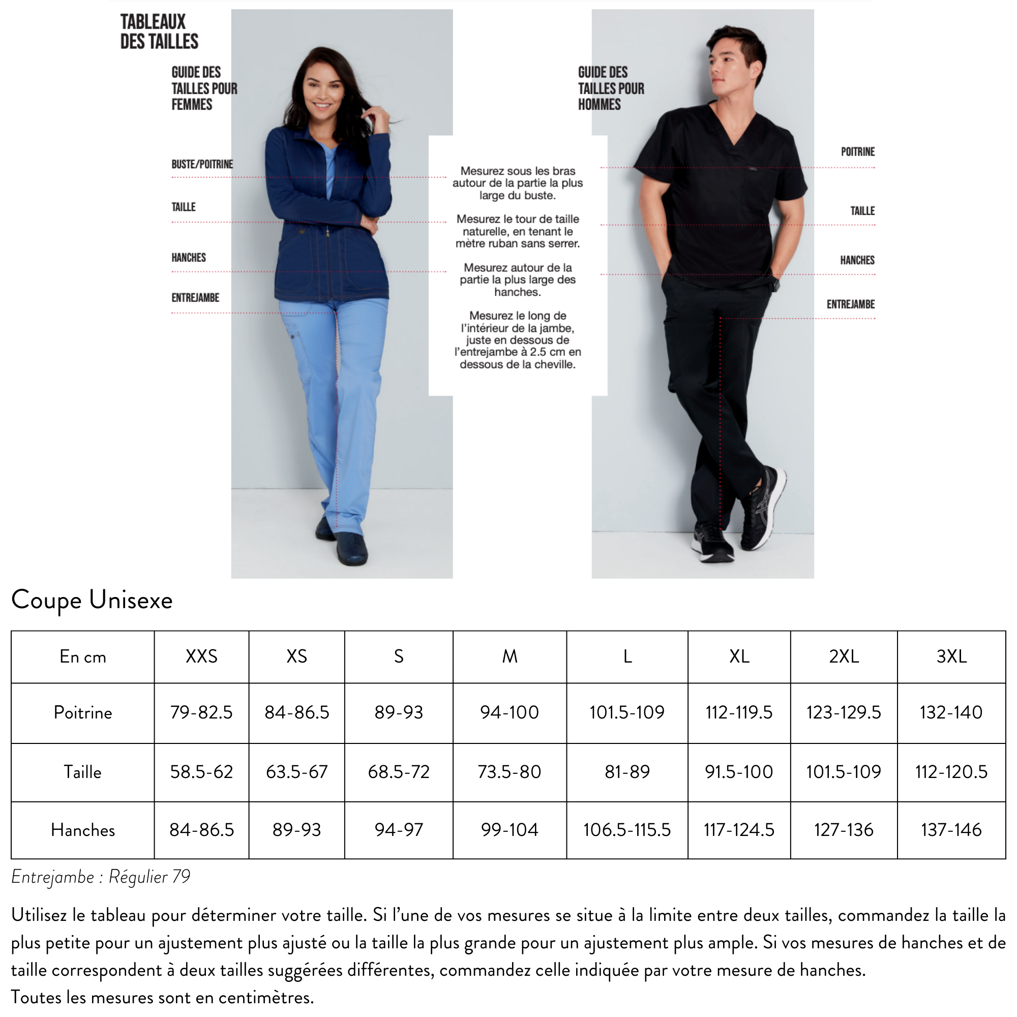 Orléans - Tunique col V - Unisexe - Dickies Dickies