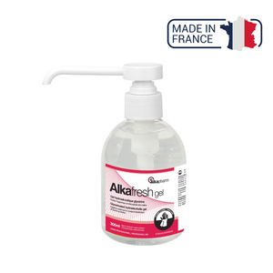 Alkafresh - Gel hydroalcoolique glycériné pour la désinfection des mains - Flacon pocket - 100 mL - Alkapharm