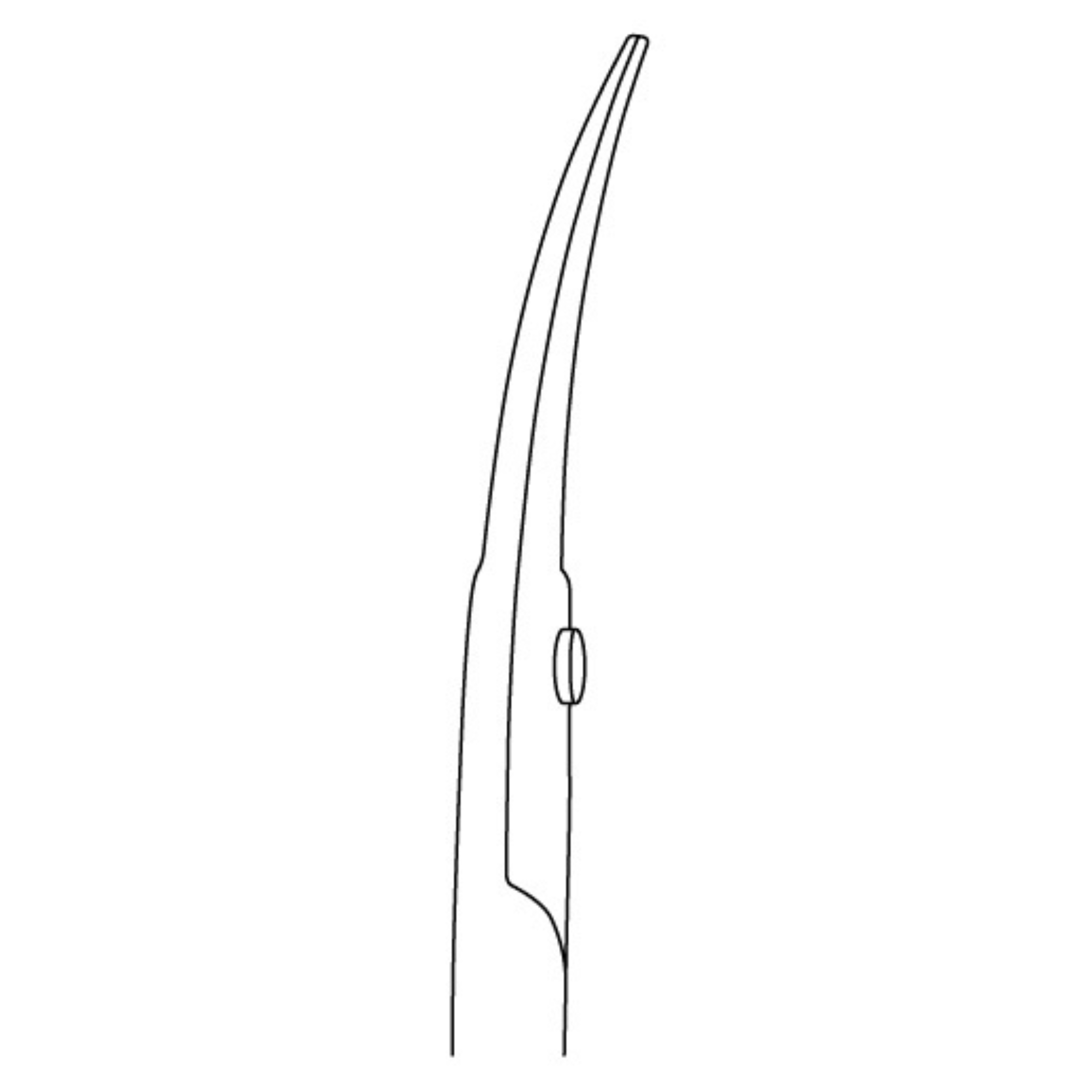 Ciseaux courbés à cuticules - Longueur : 9 cm - Ruck Ruck