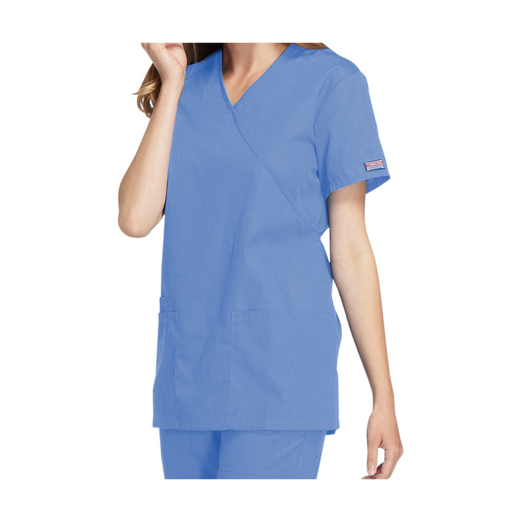 Bayonne - Tunique médicale - Effet cache-coeur  - Manches courtes - Femme - 72 cm - Cherokee Cherokee Authentic Workwear