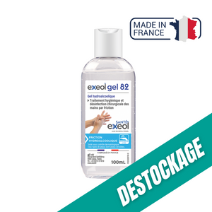 Gel hydroalcoolique -  Exeol Gel 82 - Sodel // Destockage Exeol