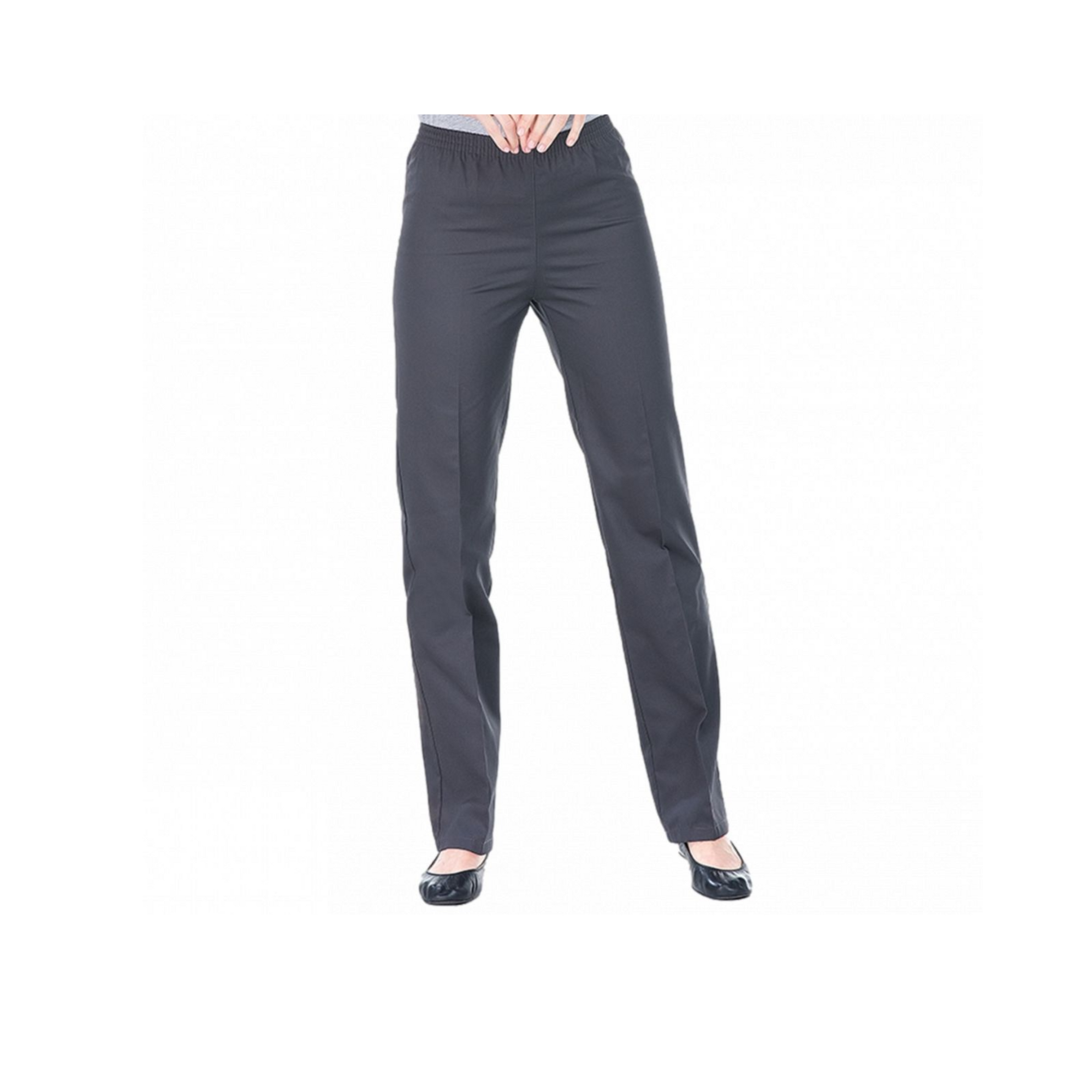 Manu - Pantalon Anthracite - Mixte - Ceinture élastique - Sans poche My Blouse