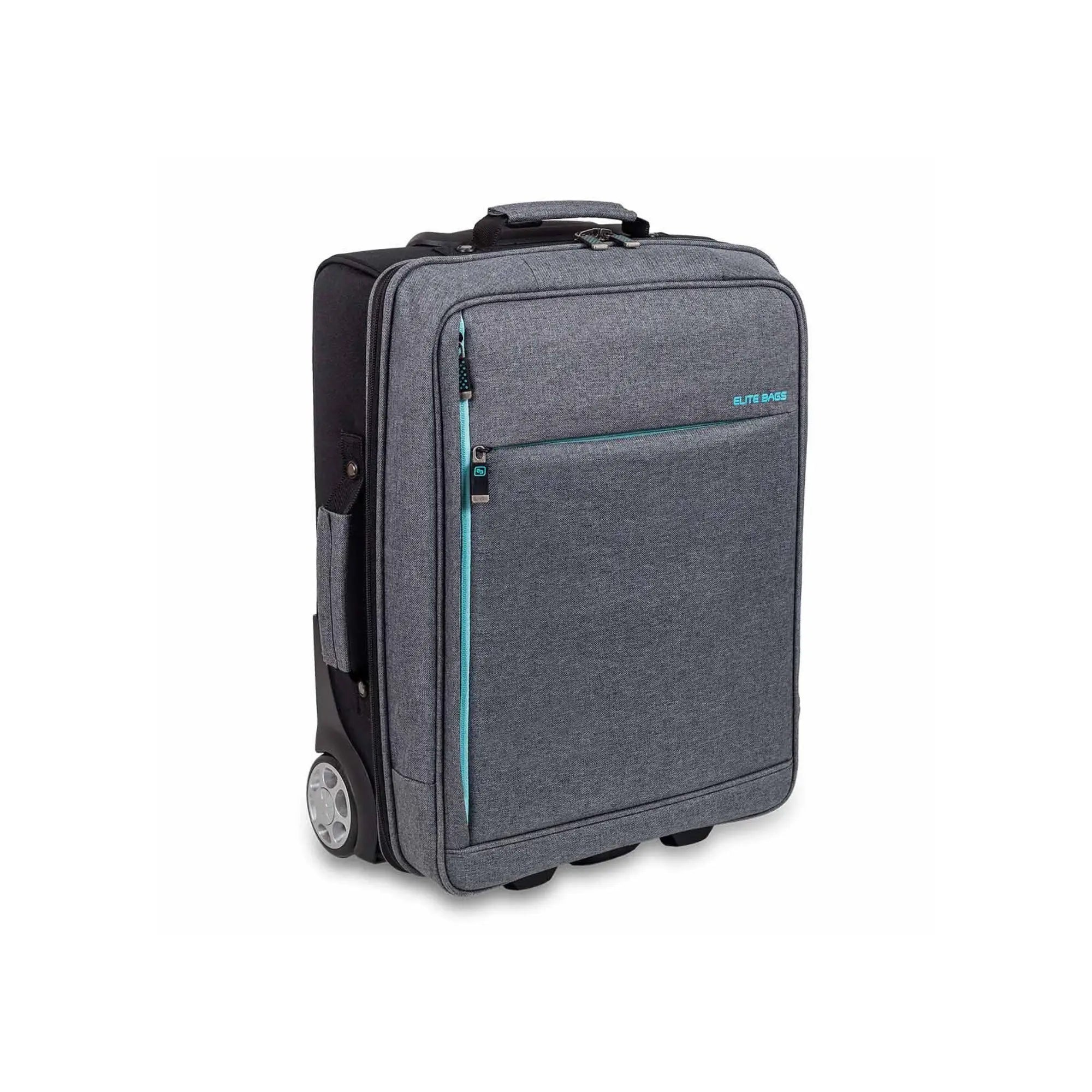 Mallette Elite Bags HOVI - Avec Roulettes - Gris/bleu - My Podologie